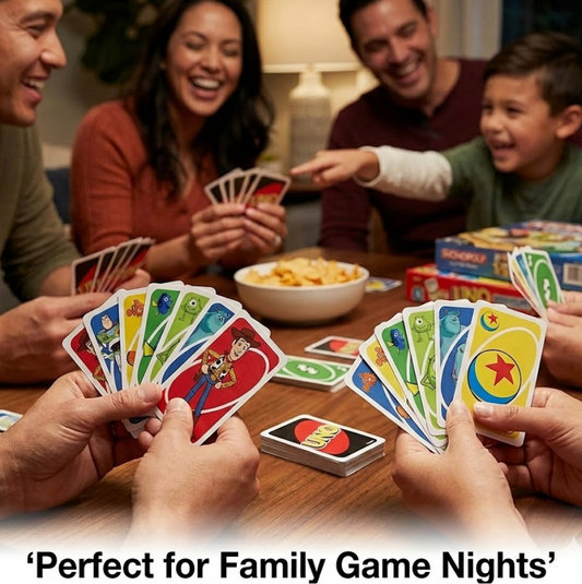 UNO Pixar Anniversary Card Game with 112 Cards