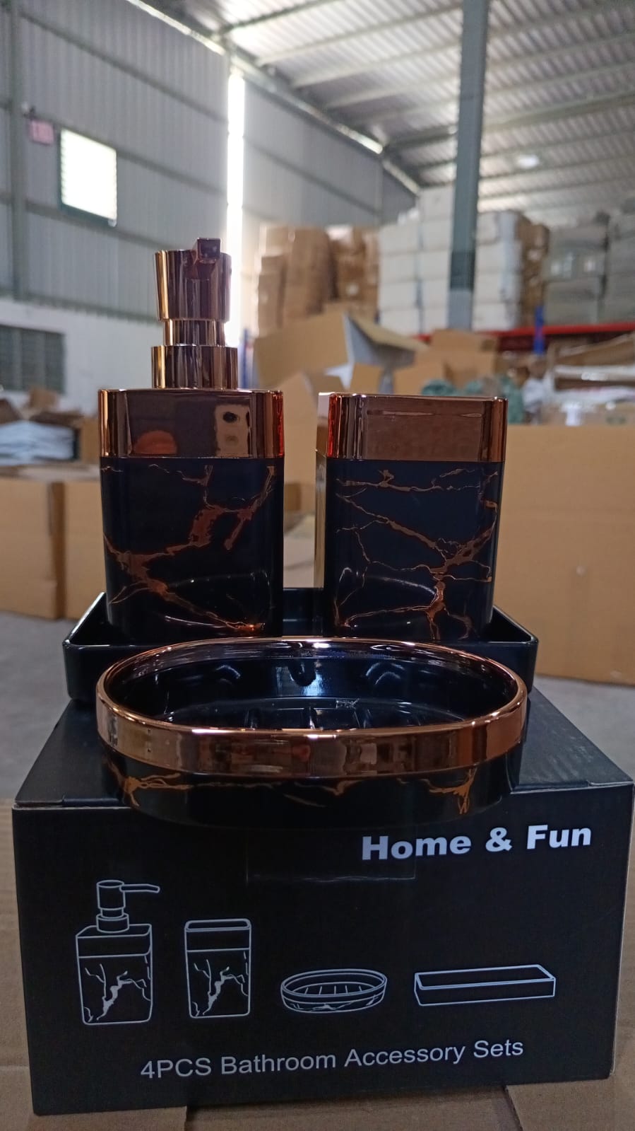 Bathroom Accessories Set (4 pcs set)
