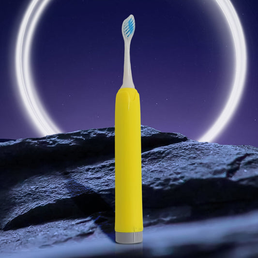 Electric Toothbrush With 4  Extra Head (1 Pc, Battery Included, Mix Color)