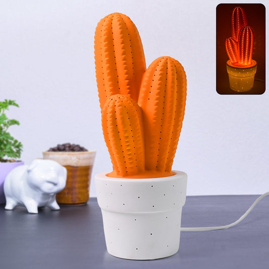 Big Ceramic Table Lamp for Home Decor Elegant Ambient Lighting Lamp (1 Pc)
