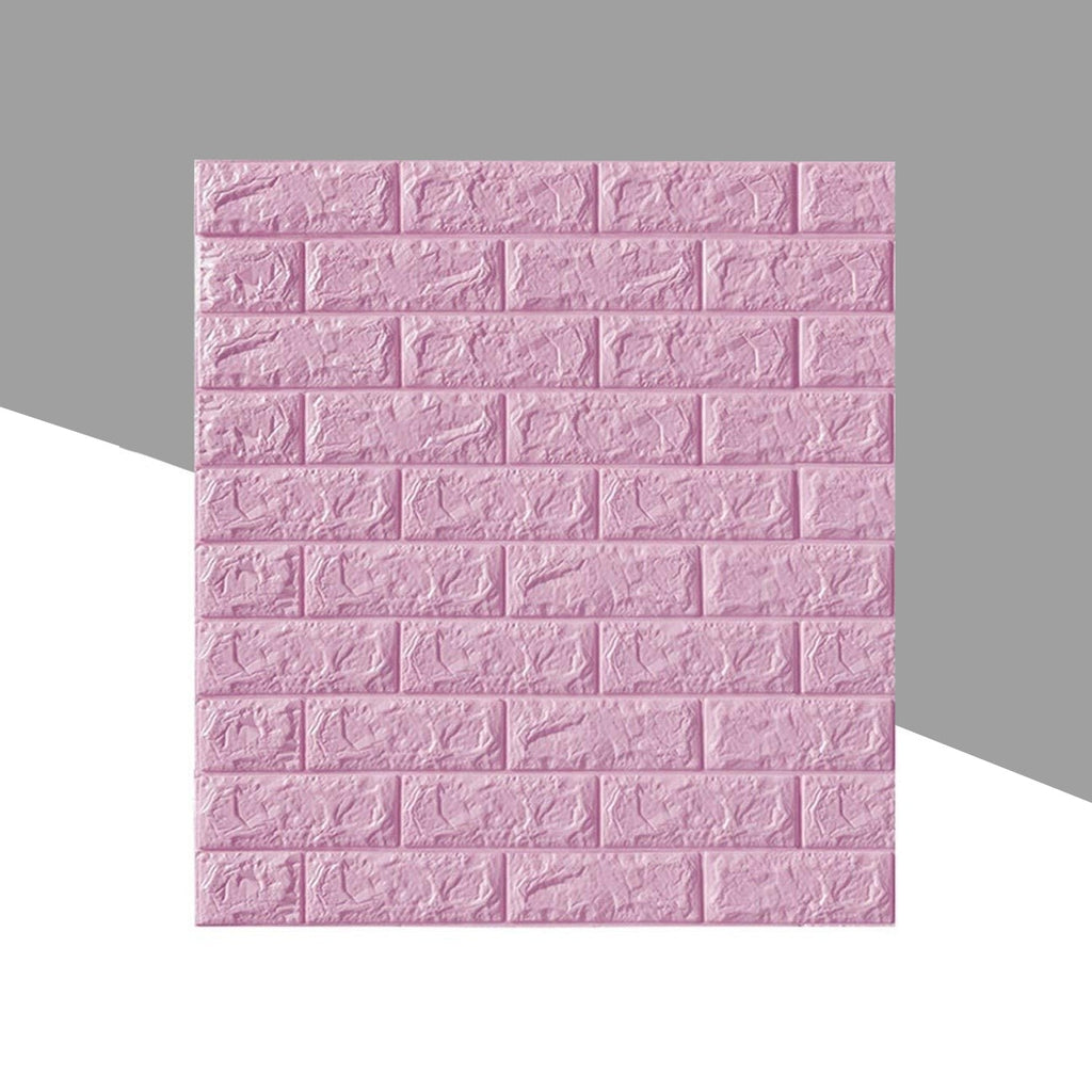 Wallpaper 3D Foam Wallpaper Sticker Panels (70 x 76 Cm / 1 Pc)