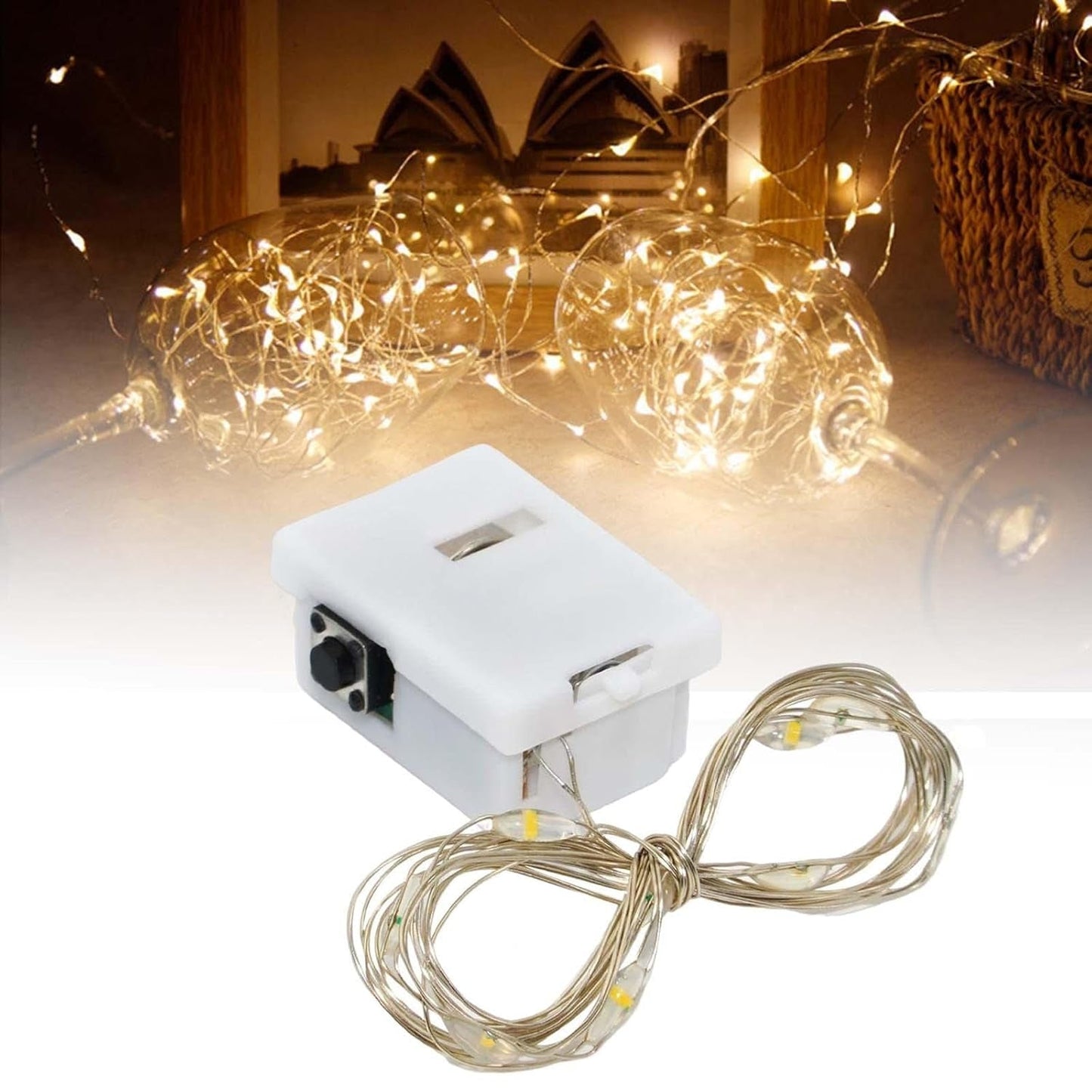 Fairy Lights Multi LED String Light, Mini Battery Operated (1 Pc)