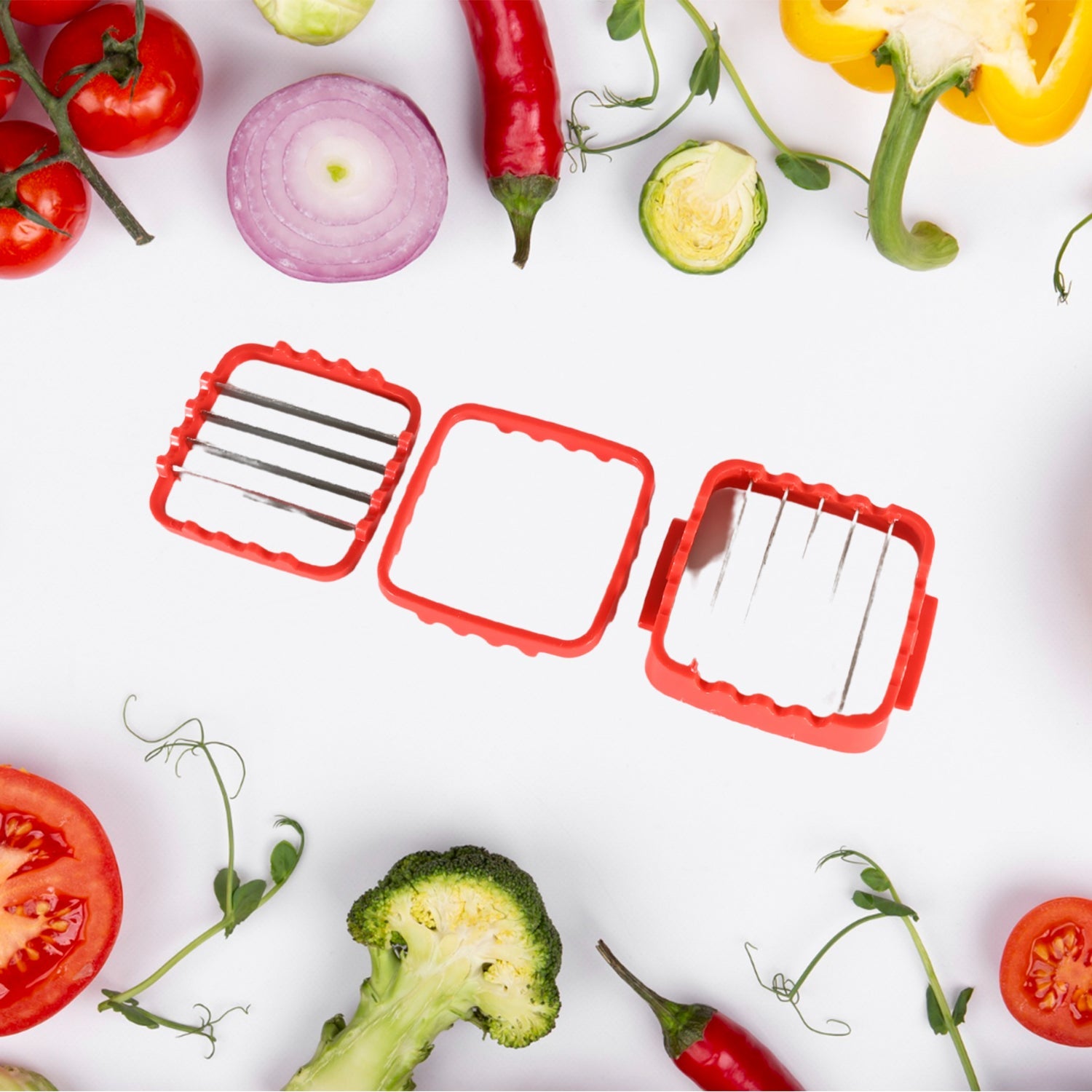 Multifunction Vegetable Cutter Manual Vegetable Quick Dicer Fruit and Vegetable