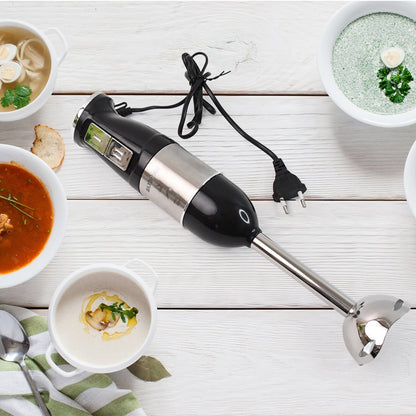 Stainless Steel Handheld Emulsion Blender With Four-blade Blade (300W / 1 Pc)