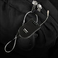 Multifunctional Cable Lock with Number Code Retractable Wire Lock Shell Combination