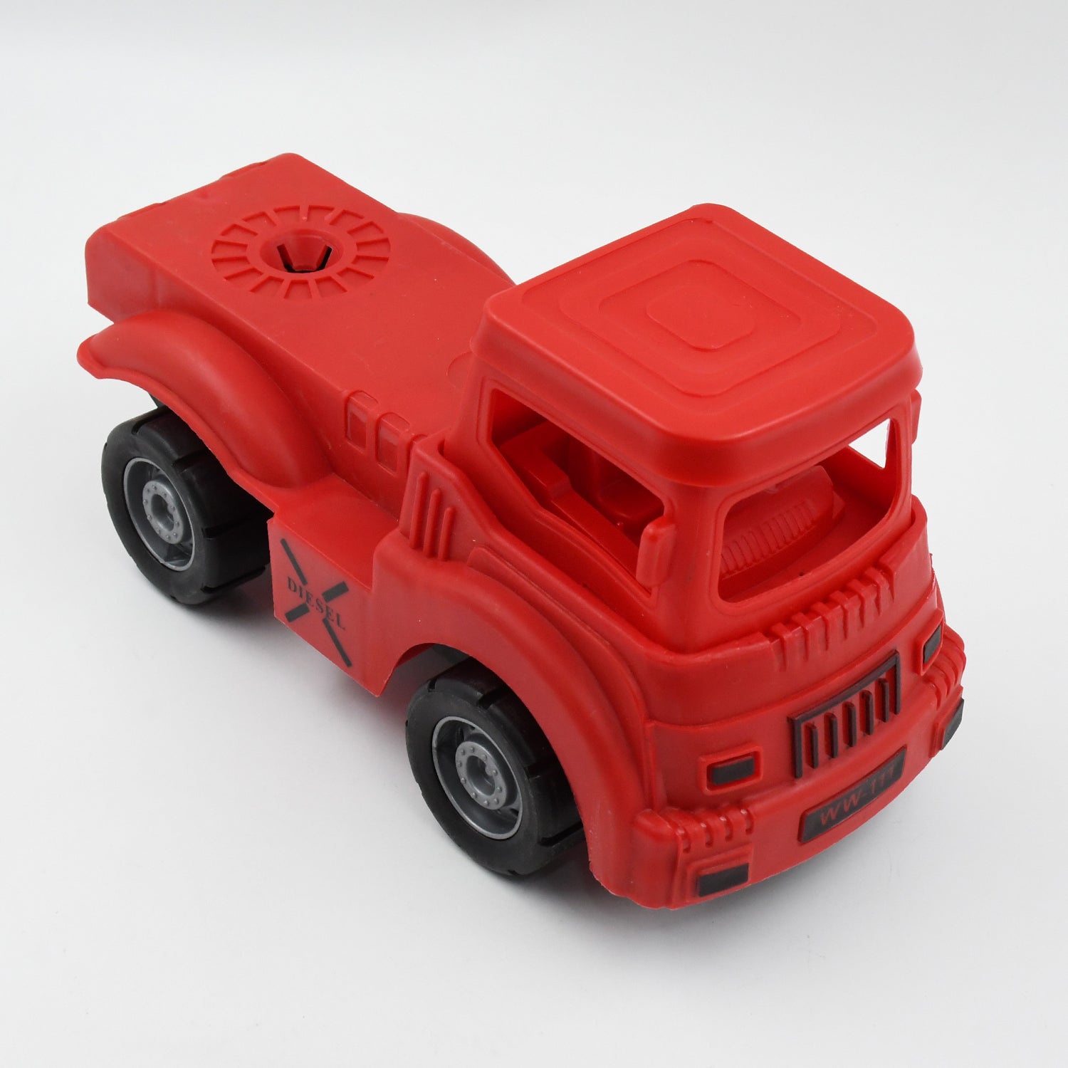 Friction Powered Dumper Toy Truck with Opening Container for Indoor/Outdoor Play