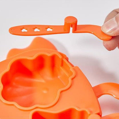 Creative Crab Shape Ice Mold Tray Silicone Ice Cube Maker Fun Cartoon Ice Tray (1 Pc)