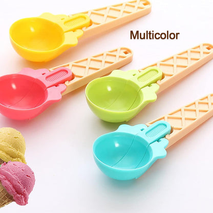 Plastic Premium Ice Cream Scoop Set – 2 Pcs