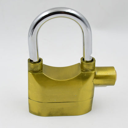Heavy Duty Security Alarm Padlock with Built In Sound Alert System With 3 keys