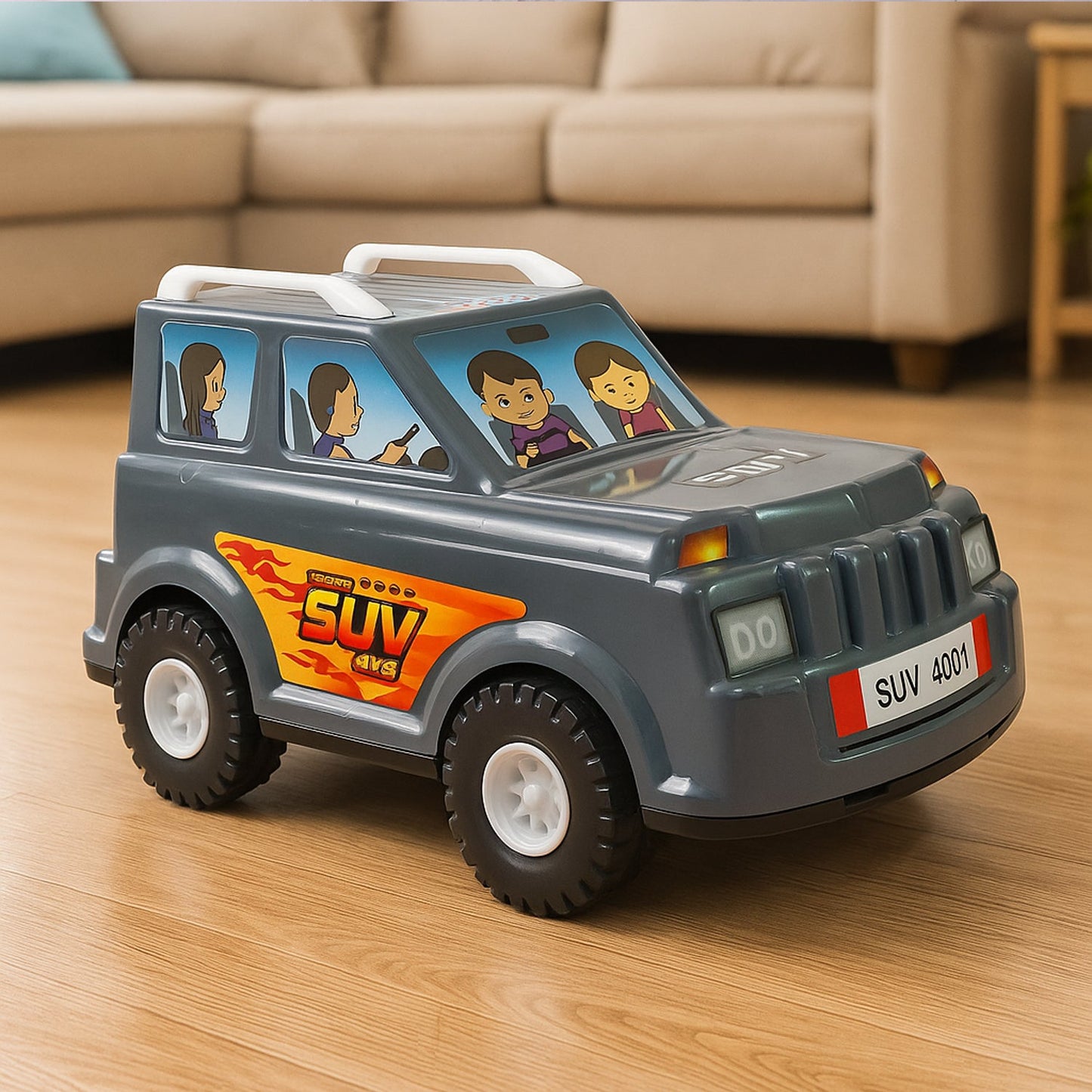 Funwoods Speed Racer SUV Toy Car for Kids with Realistic Design (1 Pc)