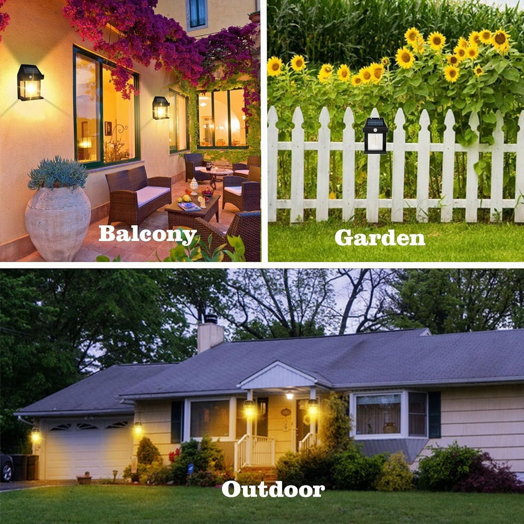  Solar Wall Lamp – Wireless Outdoor Light with Motion Sensor - comparison shot