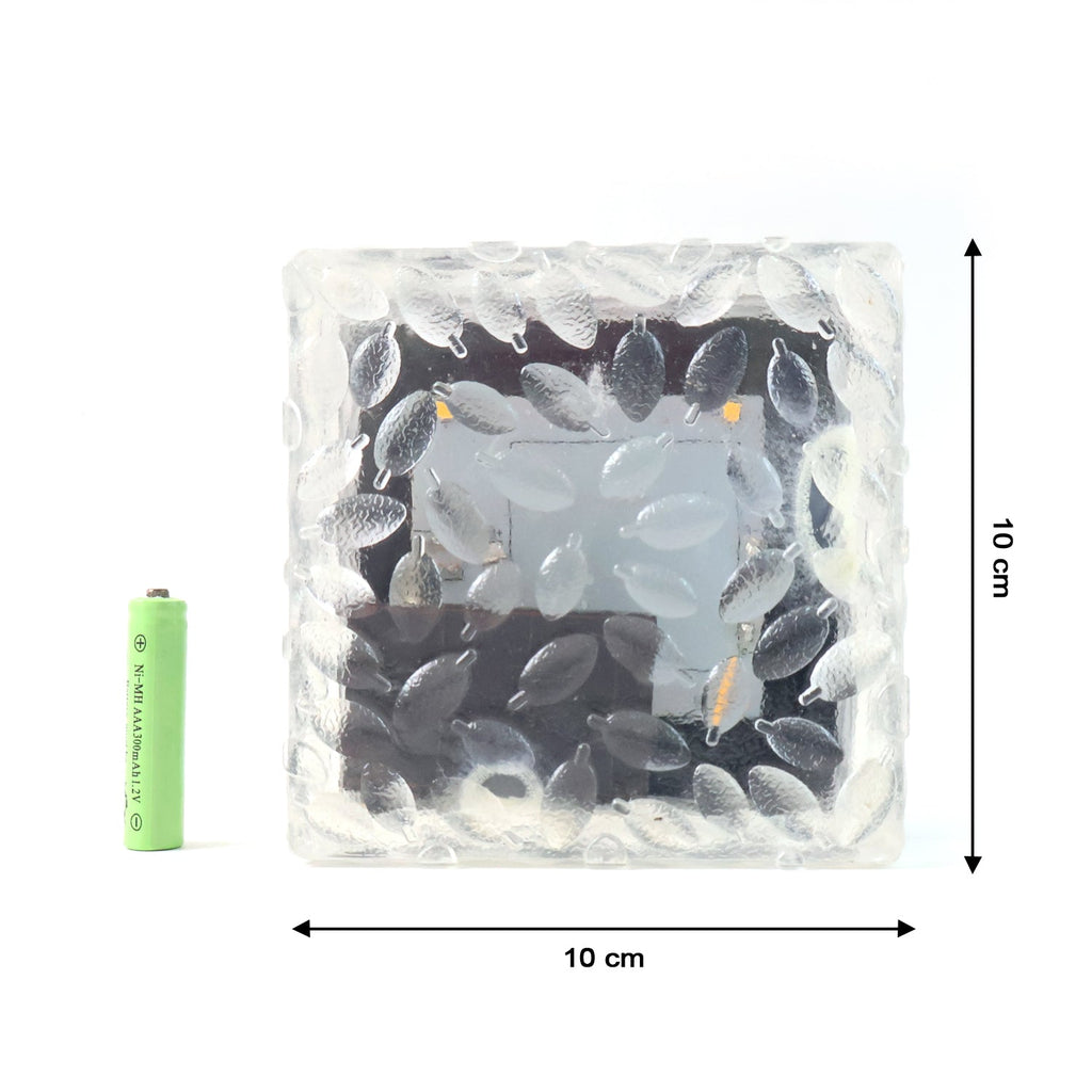 Solar Ice Cube Garden Light for Pathways & Christmas Decor
