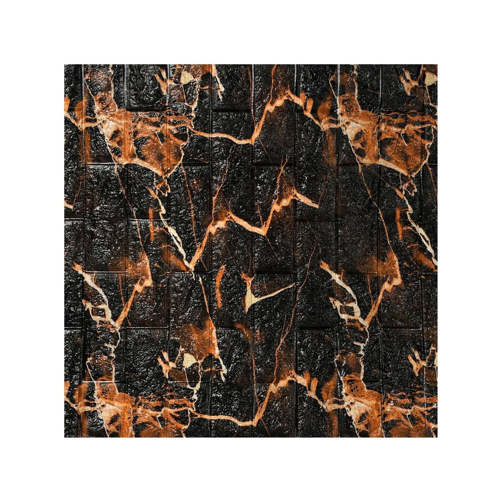 Peel-and-stick 3D wallpaper panels for stylish wall makeover
