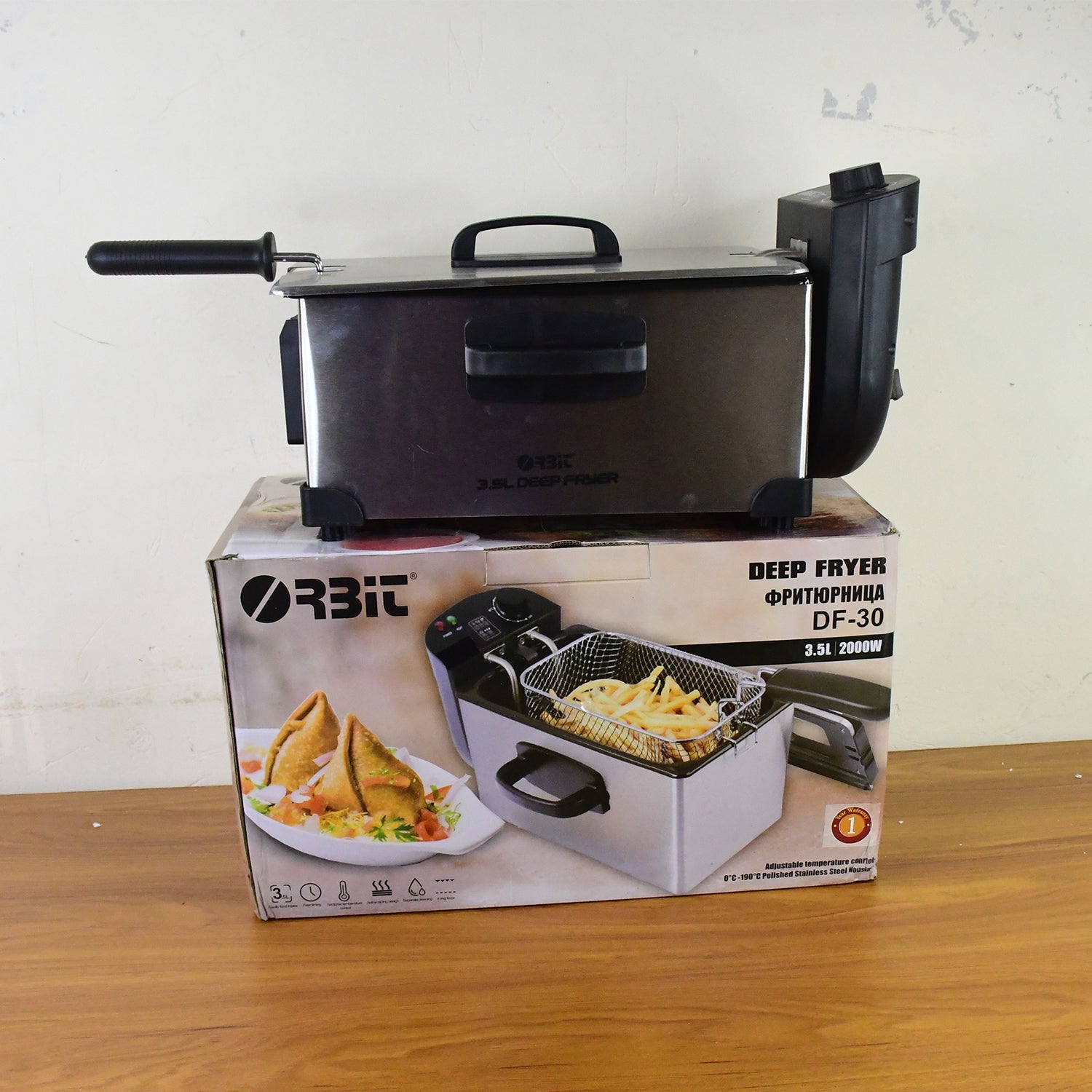 Orbit Heavy Duty 2000W Deep Fryer with 3 Litre Oil Capacity