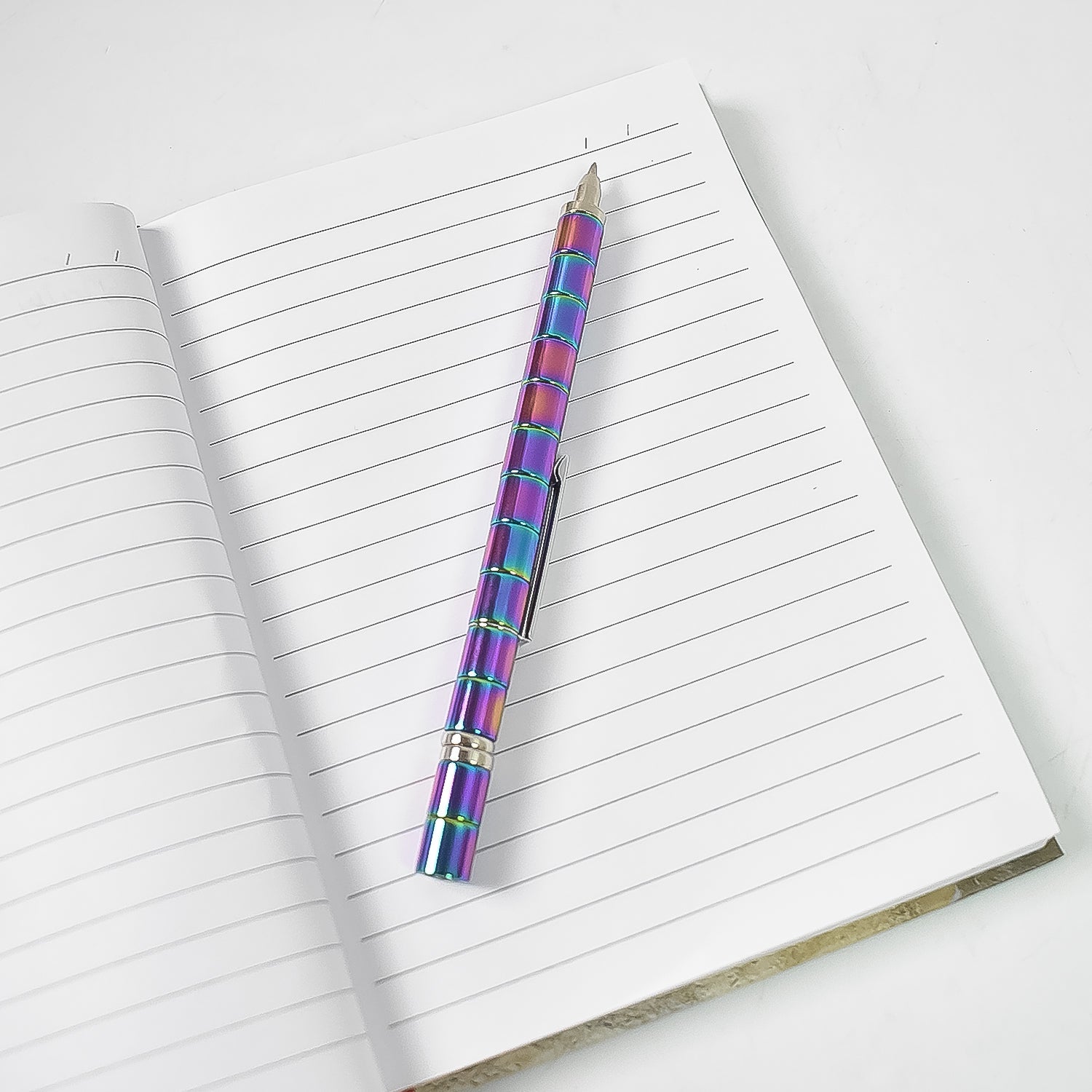 Magnetic Metal Writing Pen with Fidget Spinner Function - 1 Pc