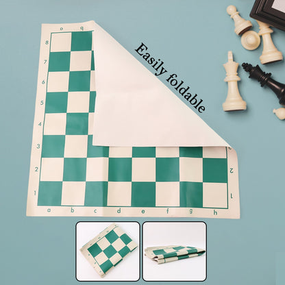 Small Premium Portable Chess Set Plastic Chess Pieces (1 Set)