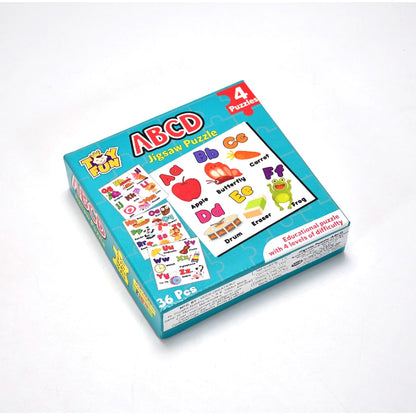 shopells learning puzzles for kids, packaged set