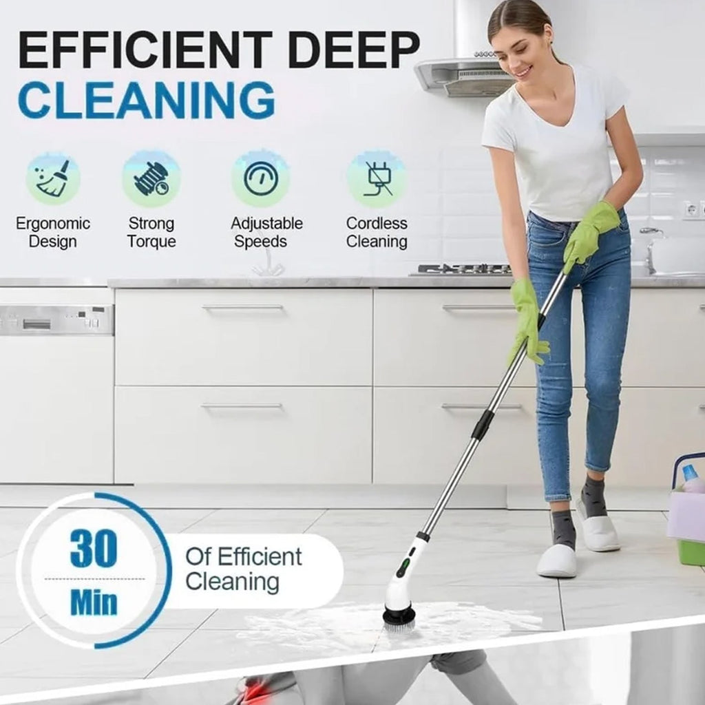 9-in-1 Electric Spin Scrubber - (1 Set)