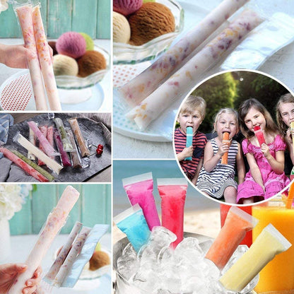 DIY Ice Cream Maker, Reusable Ice Cream Mold (Approx 20 Pcs Packing Bag)