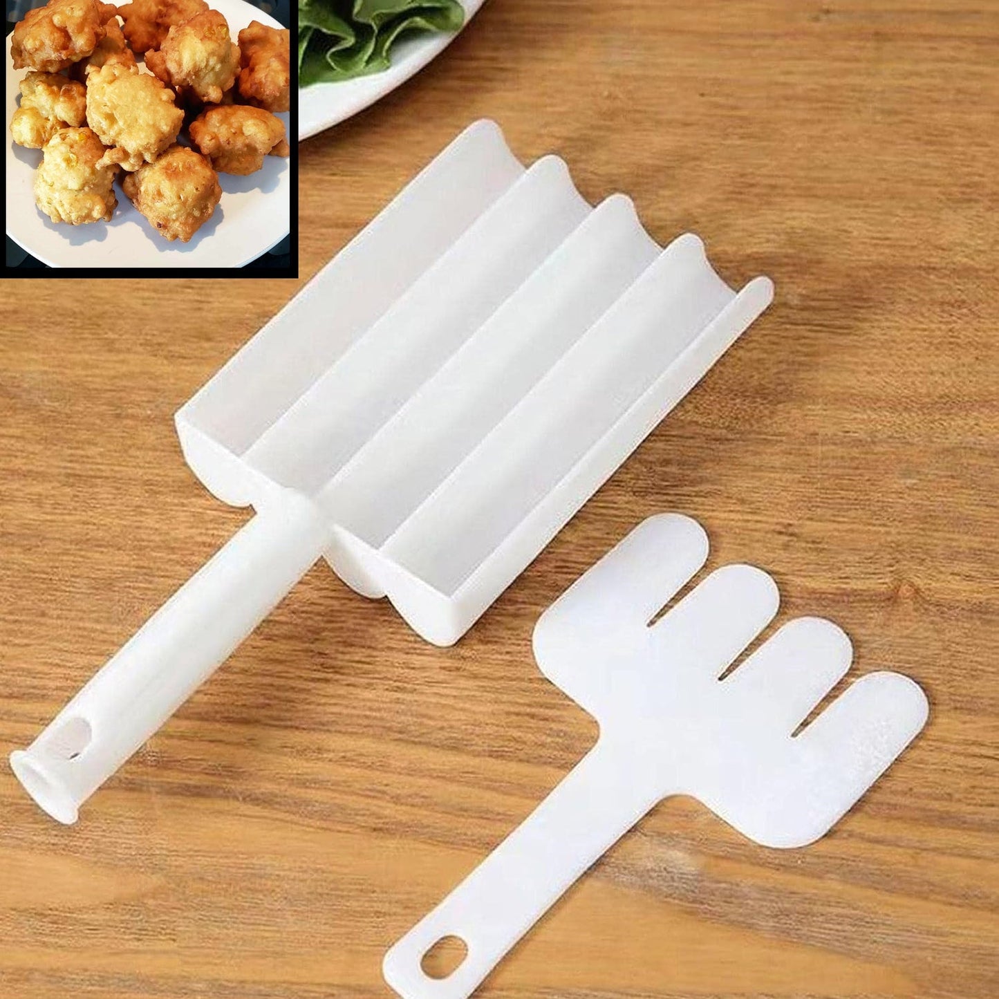 Multifunction Fritters & Scoop Maker for Donuts, Cake Balls & Ice Cream
