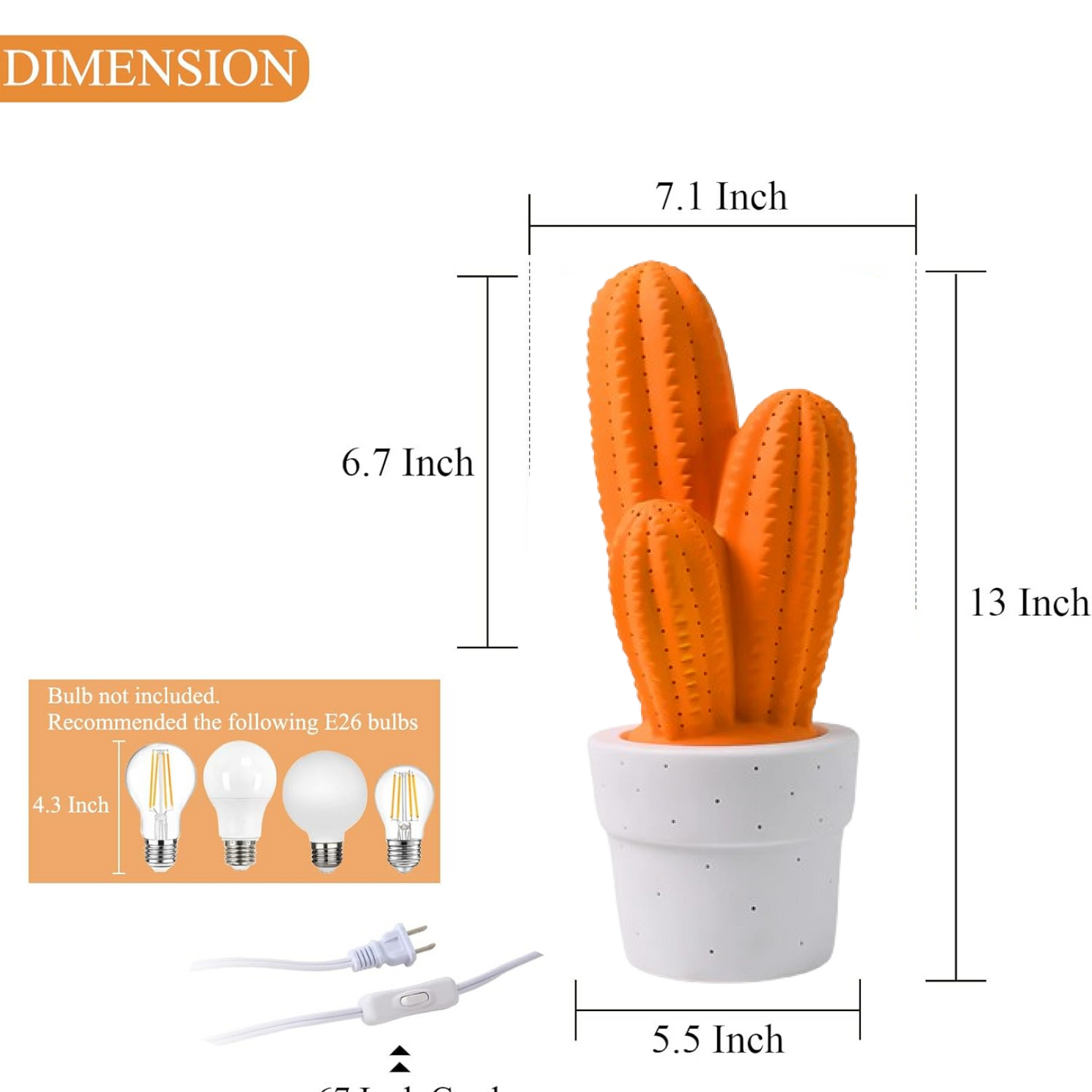 Big Ceramic Table Lamp for Home Decor Elegant Ambient Lighting Lamp (1 Pc)