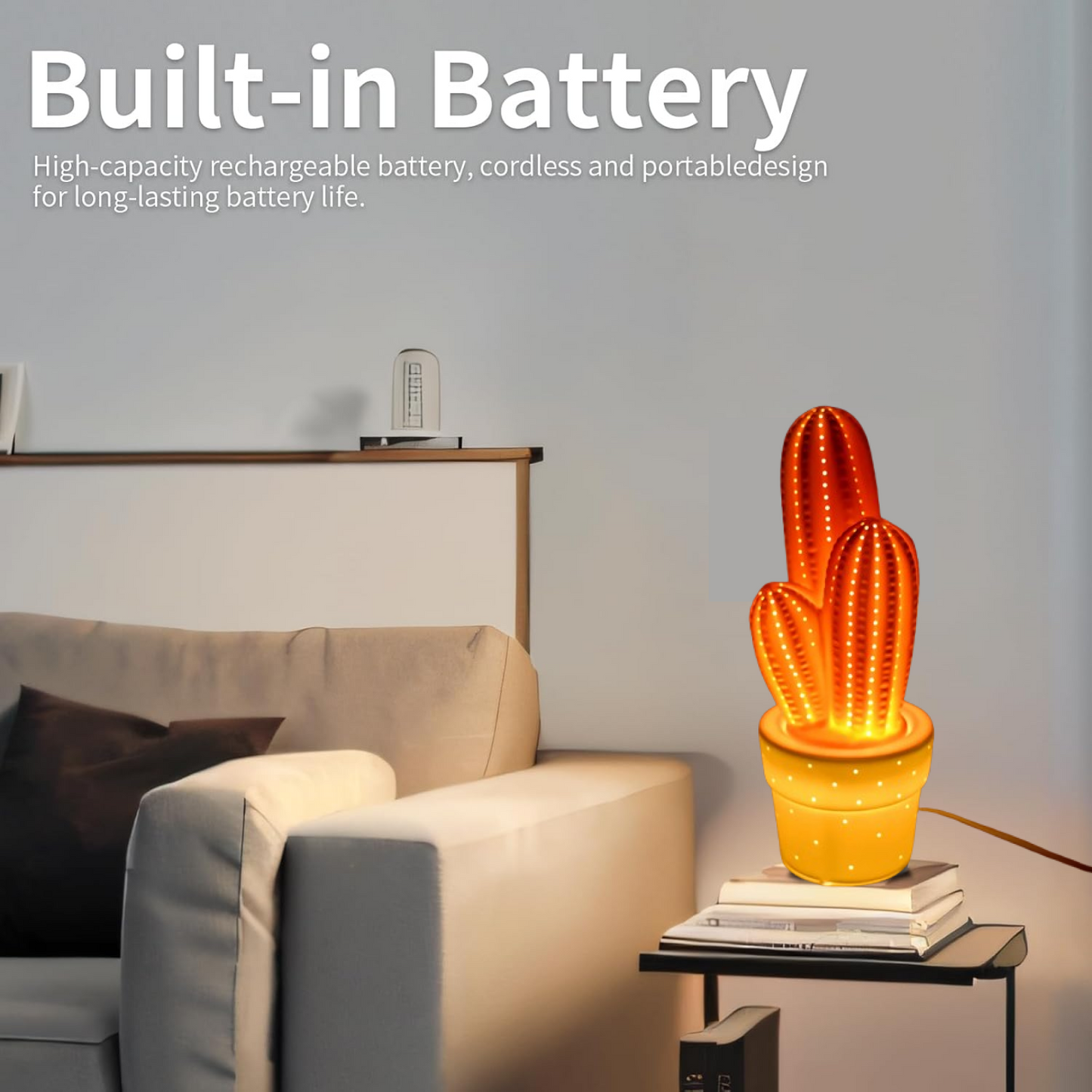 Big Ceramic Table Lamp for Home Decor Elegant Ambient Lighting Lamp (1 Pc)