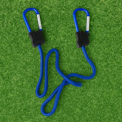 Carabiner Bungee Cord with Hook for Luggage & Bags (1 Pc / Mix Color)