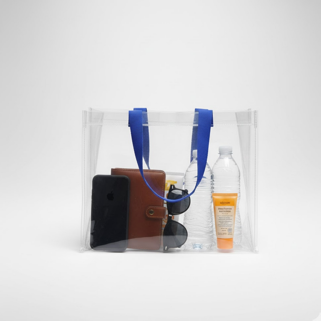 Multifunction Transparent Bag With Handle Bag (45×30×14 CM / 1 pc)