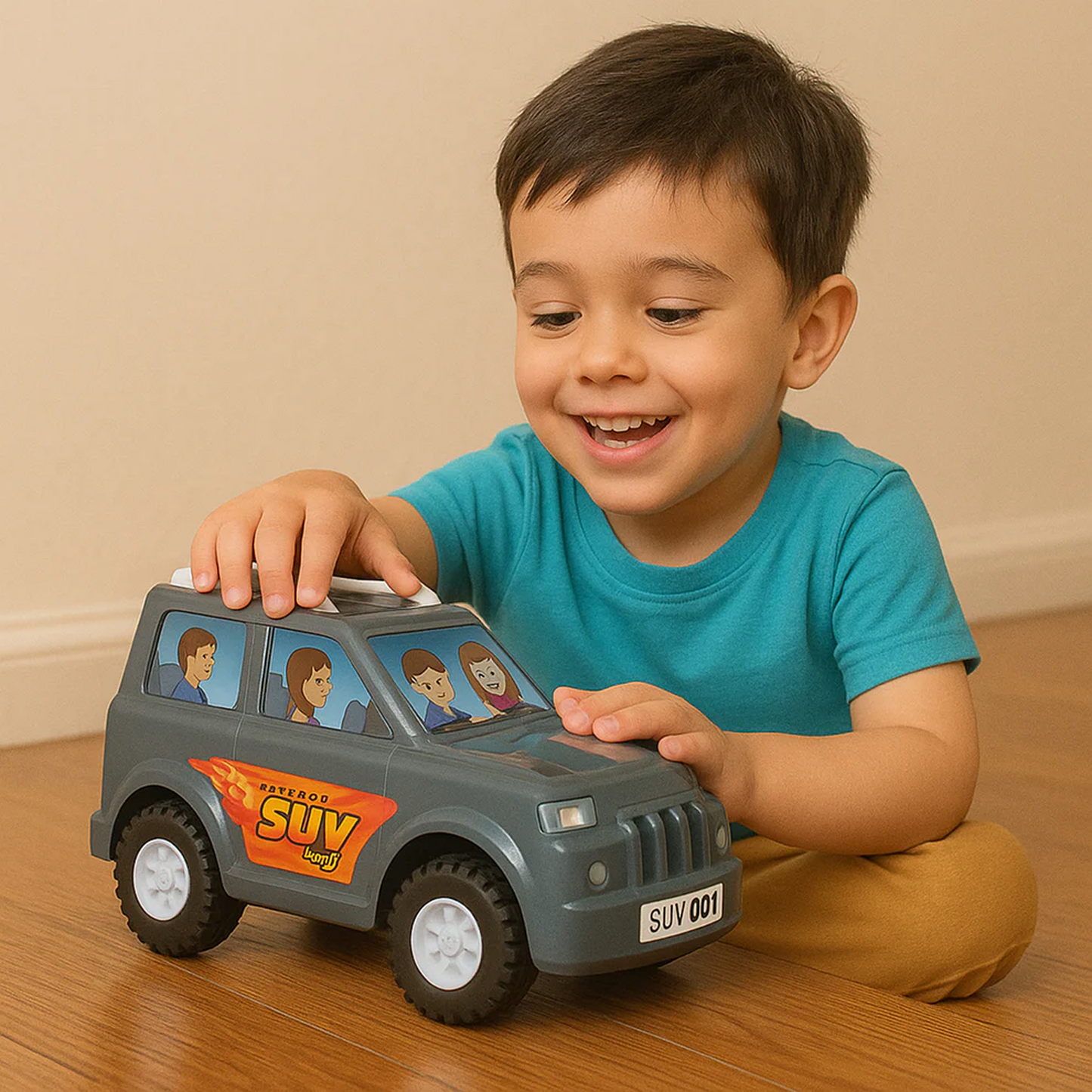 Funwoods Speed Racer SUV Toy Car for Kids with Realistic Design (1 Pc)