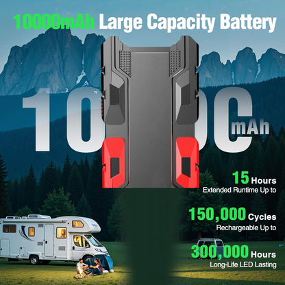 Rechargeable Mini LED Flashlight with Power Bank, 3 Modes (1 Pc, 800mAh)