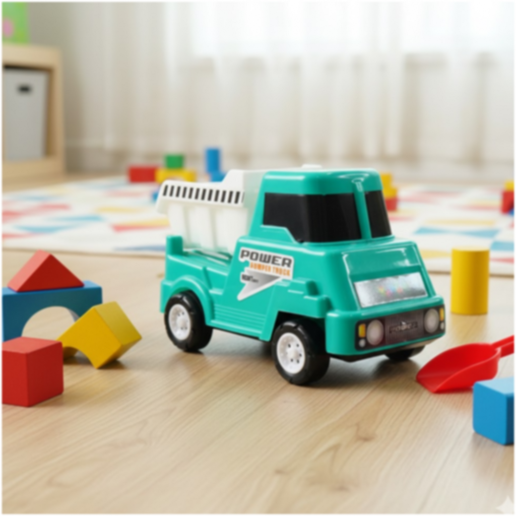 Funwoods Kids Power Dumper Truck Toy Friction Powered Construction Dump Truck Toy 1 Pc