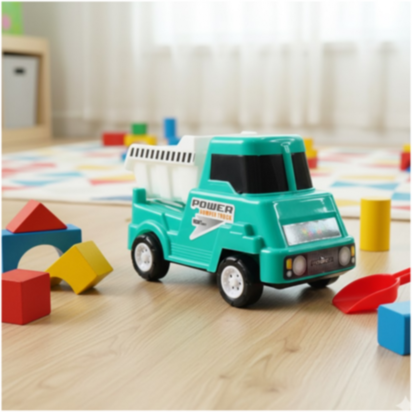 Funwoods Kids Power Dumper Truck Toy Friction Powered Construction Dump Truck Toy 1 Pc