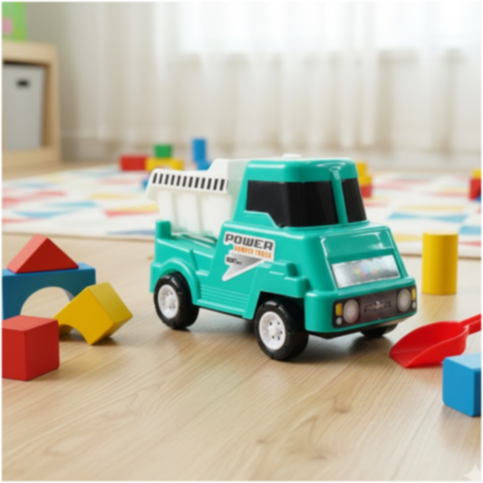 Funwoods Kids Power Dumper Truck Toy Friction Powered Construction Dump Truck Toy 1 Pc