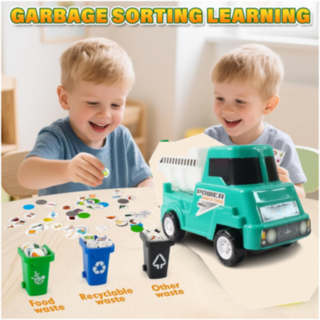 Funwoods Kids Power Dumper Truck Toy Friction Powered Construction Dump Truck Toy 1 Pc