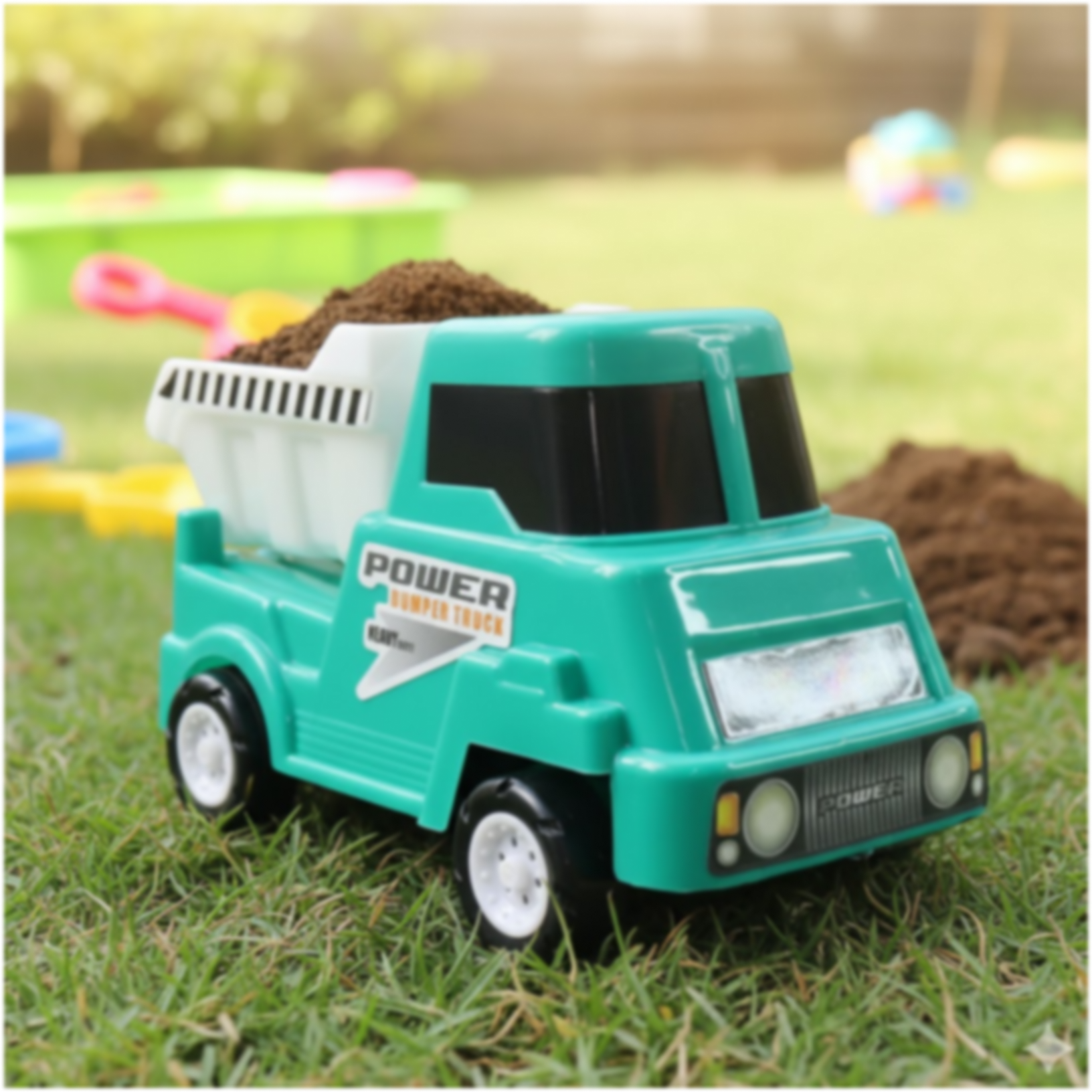 Funwoods Kids Power Dumper Truck Toy Friction Powered Construction Dump Truck Toy 1 Pc