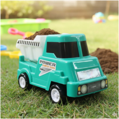 Funwoods Kids Power Dumper Truck Toy Friction Powered Construction Dump Truck Toy 1 Pc