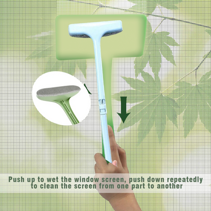 Window Mesh Cleaning Tool – 3-in-1 Dusting Brush (1 Pc)