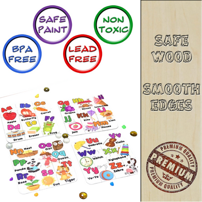 shopells Jigsaw Puzzle Toy for Children (4-Pcs Pack)