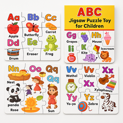 shopells Jigsaw Puzzle Toy for Children (4-Pcs Pack)