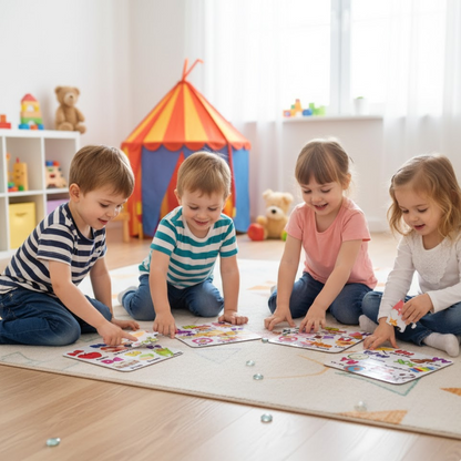 shopells Jigsaw Puzzle Toy for Children (4-Pcs Pack)