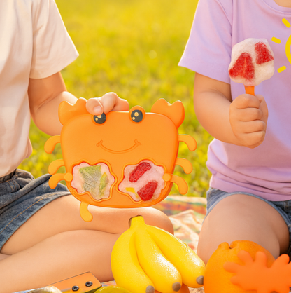 Creative Crab Shape Ice Mold Tray Silicone Ice Cube Maker Fun Cartoon Ice Tray (1 Pc)