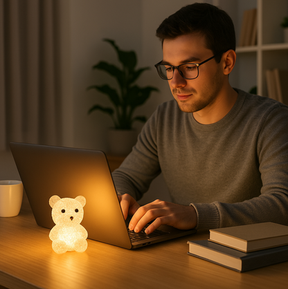 Decorative Multi Shape LED Night Lamp Set Cute Animal Design (6 Pc)