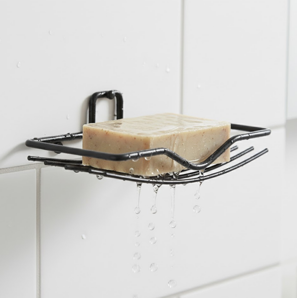 Wall Mount 2-Piece Soap Rack – Versatile Holder for Bathrooms & Homes