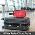 Portable Travel Hand Pouch / Shaving Kit Bag for Multipurpose Use (Red)