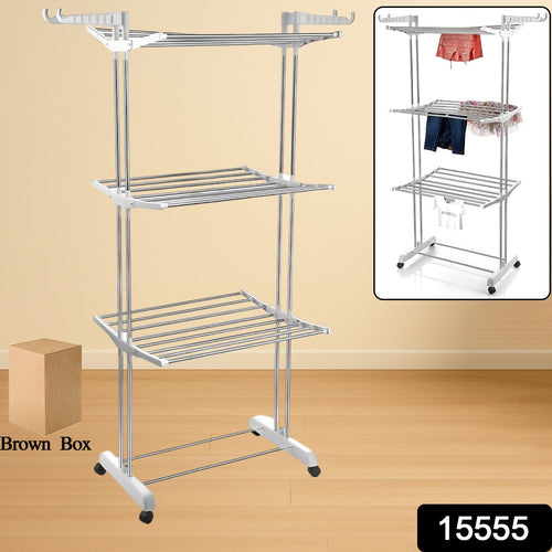 Fresh Nest Rolling Cloth Dryer – 3 Tier