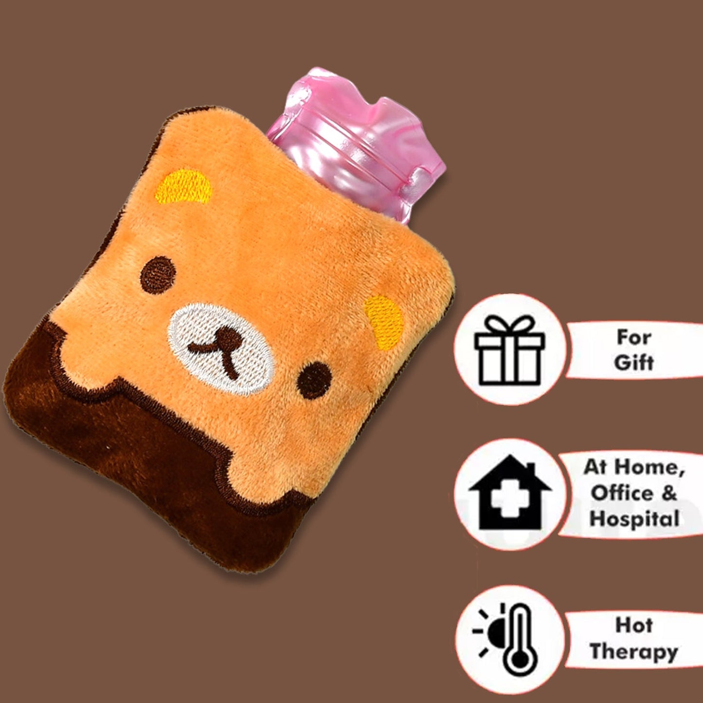 Panda Printed Small Hot Water Bag