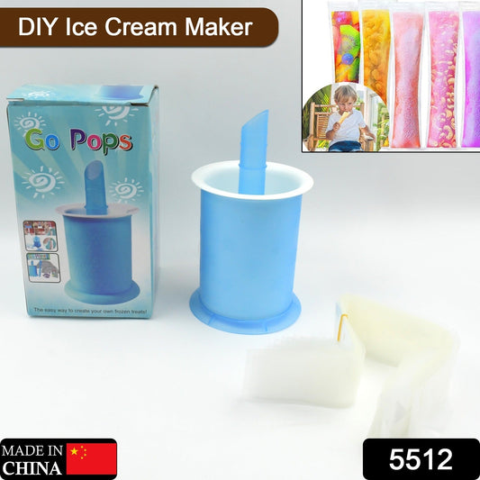 DIY Ice Cream Maker, Reusable Ice Cream Mold (Approx 20 Pcs Packing Bag)