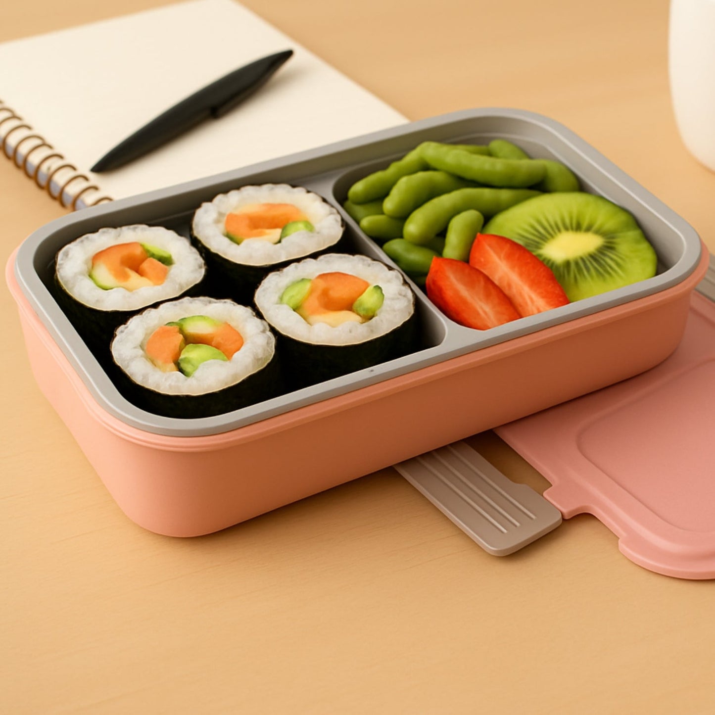 BPA-Free Snack Pack-2 Lunch Box – 2-Compartment