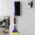 Vehicle snow scraper brush