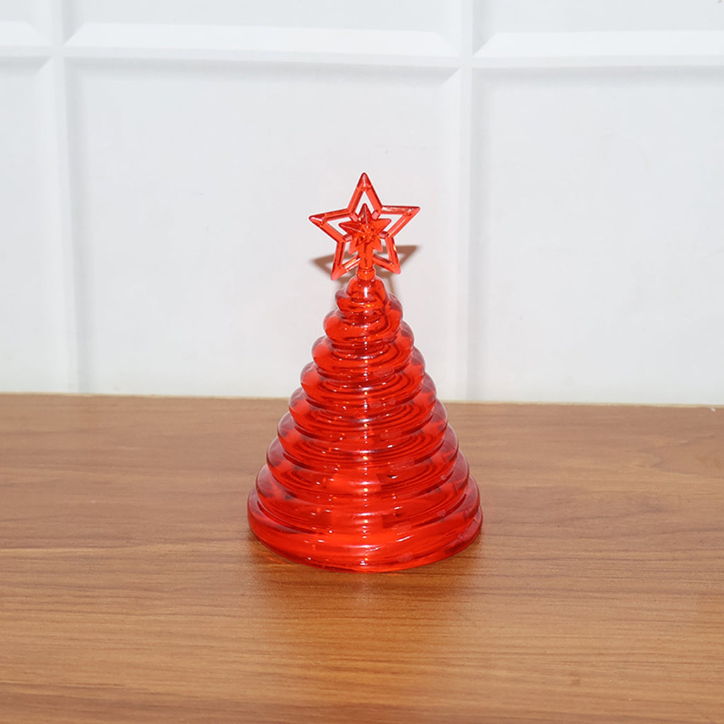Premium LED Glowing Spiral Christmas Tree Night Lamp (1 Pc)